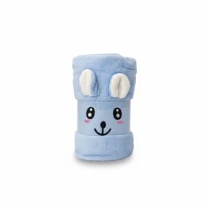 100% Cotton Baby Towel | Soft Hooded Bath Towel for Newborns & Infants (Light Blue)