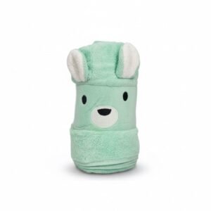 100% Cotton Baby Towel for Newborns & Toddlers | Soft Hooded Towel (Light Green)