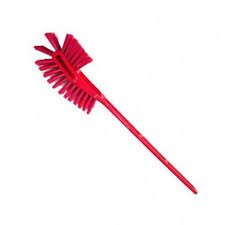 Toilet Brush – Red | 45 cm | Strong Bristles for Deep Cleaning