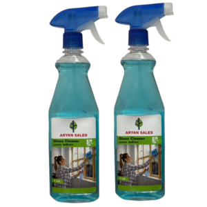 Aryan Sales Glass Cleaner – 500 ml (Pack of 2) | Streak-Free Shine for Glass & Mirrors