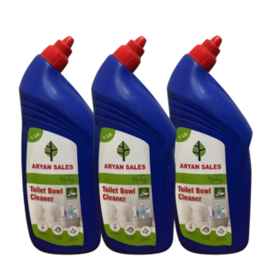 Aryan Sales Powerful Toilet Cleaner – 1 Ltr (Pack of 3) | Deep Cleaning & Germ Protection
