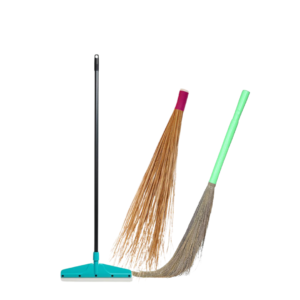 Aryan Sales Cleaning Essentials Combo | Hard Broom + Soft Broom + Floor Wiper