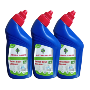 Aryan Sales Toilet Cleaner – 500 ml (Pack of 3) | Deep Cleaning & Germ Protection